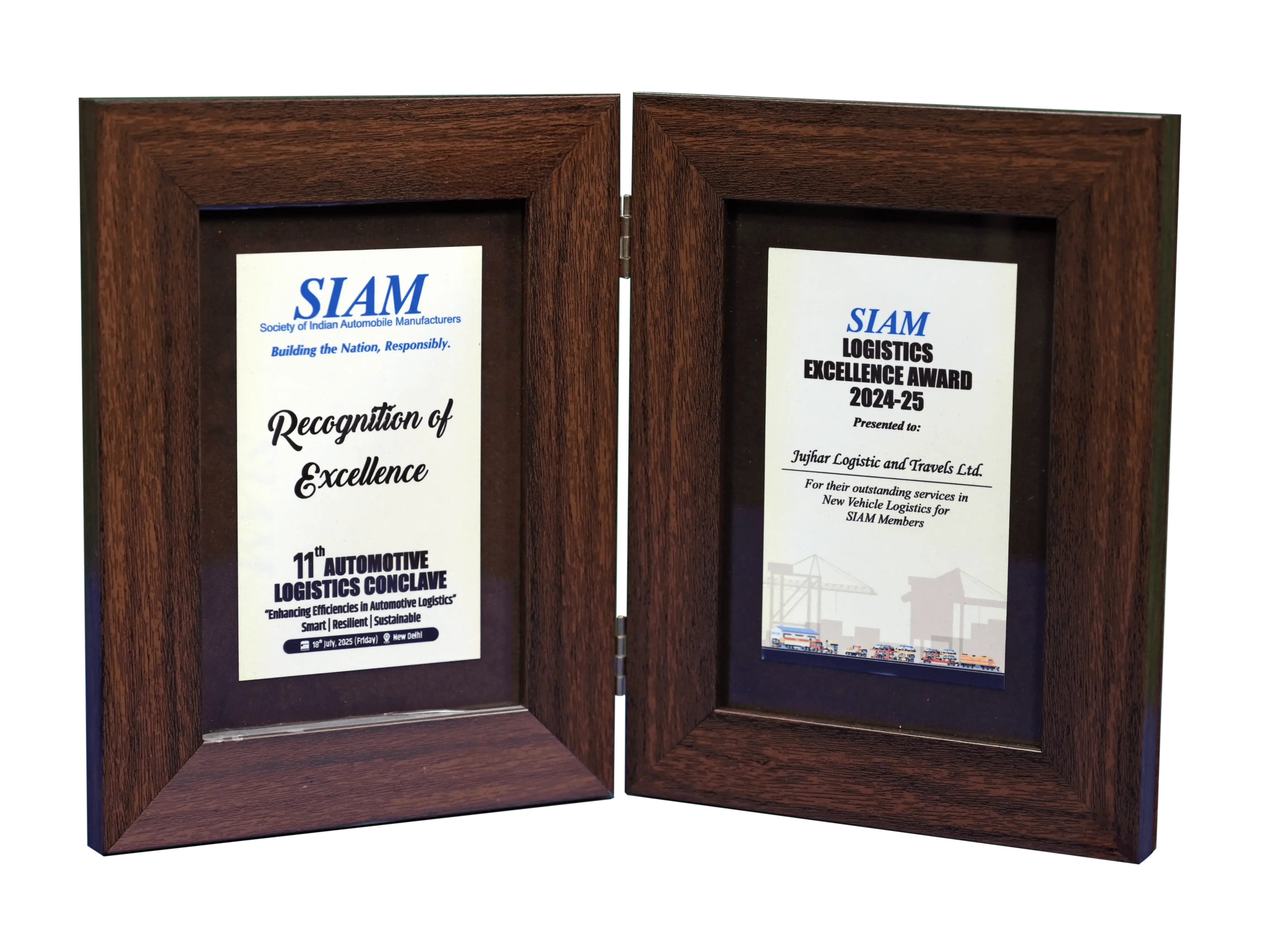 SIAM Logistics Excellence Award