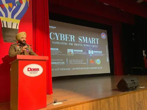 <strong>Cyber Security Awareness Camps</strong>Across Punjab and Himachal Pradesh, we have conducted 20+ cyber security awareness camps in collaboration with local cyber cells, educating over 4,000 students on safe digital practices.